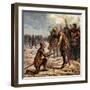 The Black Prince at Crecy, 1346-null-Framed Giclee Print