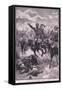 The Black Prince at the Battle of Crecy Ad 1346-Walter Paget-Framed Stretched Canvas