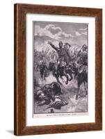 The Black Prince at the Battle of Crecy Ad 1346-Walter Paget-Framed Giclee Print