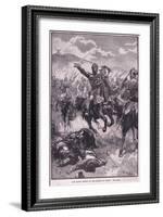 The Black Prince at the Battle of Crecy Ad 1346-Walter Paget-Framed Giclee Print