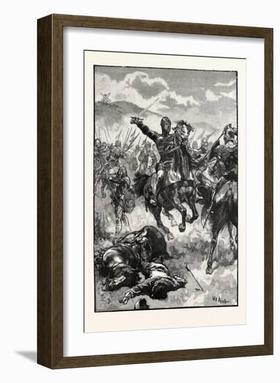 The Black Prince at the Battle of Creçy-null-Framed Giclee Print