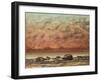 The Black Rocks at Trouville, 1865- 66-Gustave Courbet-Framed Giclee Print