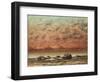 The Black Rocks at Trouville, 1865- 66-Gustave Courbet-Framed Giclee Print