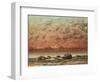 The Black Rocks at Trouville, 1865- 66-Gustave Courbet-Framed Giclee Print