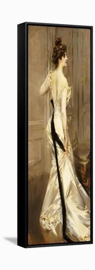 The Black Sash, circa 1905-Giovanni Boldini-Framed Stretched Canvas