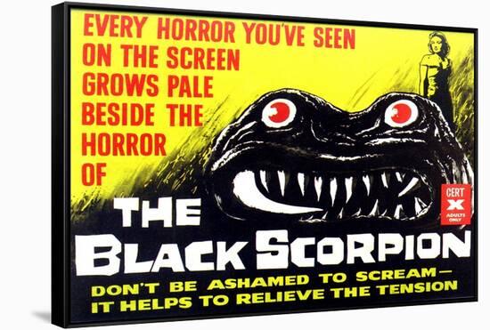 The Black Scorpion, Mara Corday, 1957-null-Framed Stretched Canvas