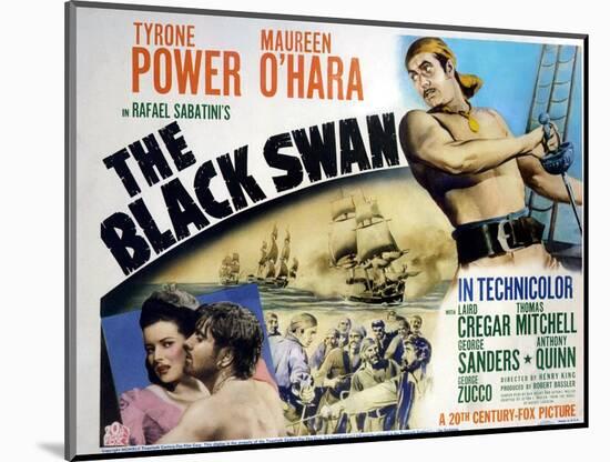 The Black Swan, 1942-null-Mounted Art Print