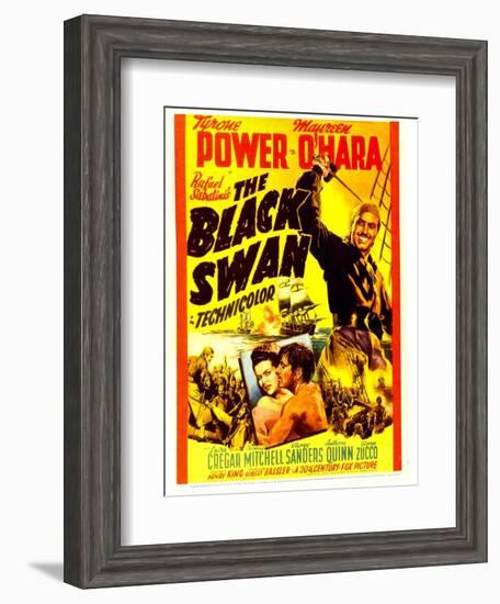 The Black Swan, 1942-null-Framed Art Print