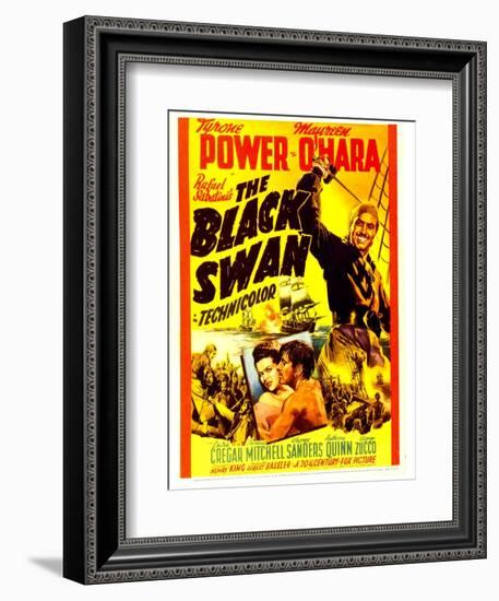 The Black Swan, 1942-null-Framed Art Print