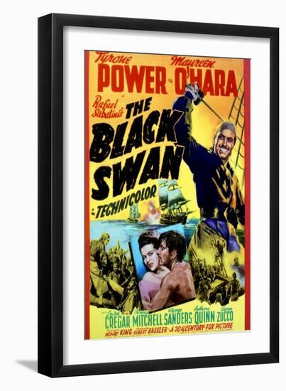 The Black Swan - Movie Poster Reproduction-null-Framed Photo