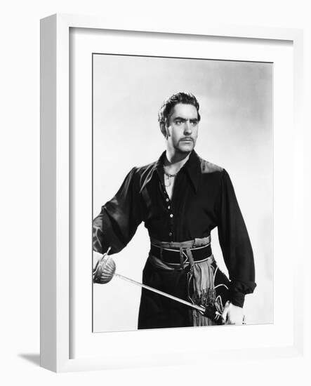 The Black Swan, Tyrone Power, 1942-null-Framed Photo