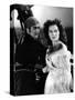 THE BLACK SWANN, 1942 directed by HENRY KING Tyrone Power and Maureen O'Hara (b/w photo)-null-Stretched Canvas