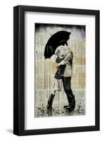 The Black Umbrella-Loui Jover-Framed Giclee Print