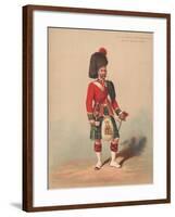 The Black Watch, Royal Highlanders, Officer, Review Order-null-Framed Giclee Print