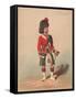 The Black Watch, Royal Highlanders, Officer, Review Order-null-Framed Stretched Canvas