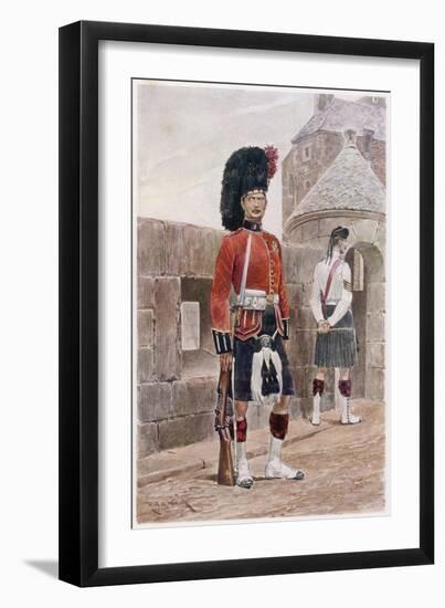 The Black Watch Royal Highlanders-Richard Caton Woodville-Framed Art Print