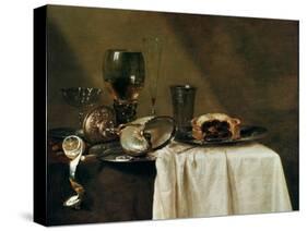 The Blackcurrant Tart, 1635-Willem Claesz. Heda-Stretched Canvas