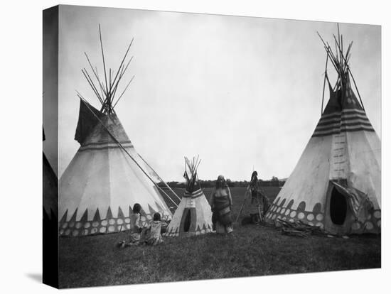 The Blackfeet Indians-null-Stretched Canvas