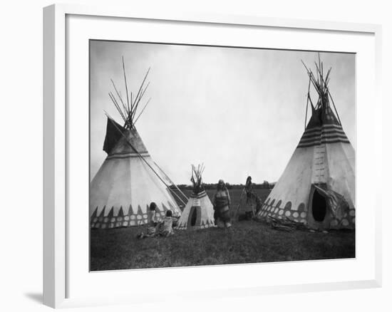 The Blackfeet Indians-null-Framed Photographic Print