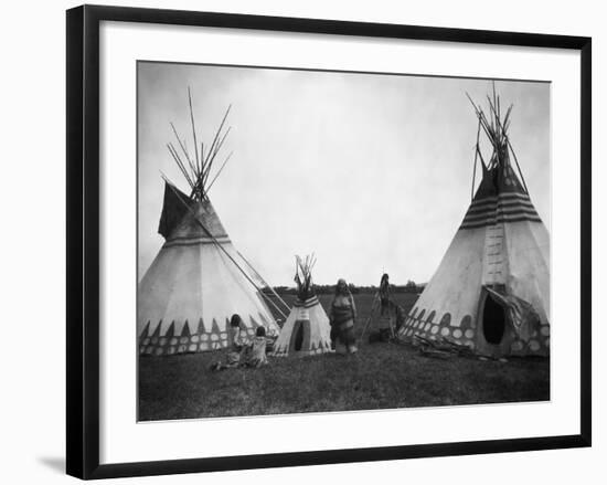 The Blackfeet Indians-null-Framed Photographic Print