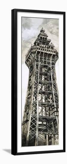 The Blackpool Tower-Richard Hook-Framed Premium Giclee Print