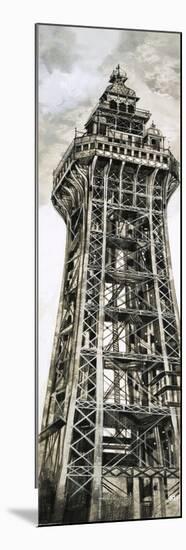 The Blackpool Tower-Richard Hook-Mounted Premium Giclee Print