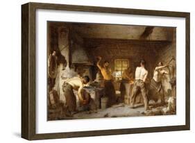 The Blacksmith's Forge-Paul Soyer-Framed Giclee Print