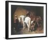 The Blacksmith Shop-J^F^ Herring Senior-Framed Giclee Print