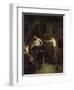 The Blacksmiths, Memory of Treport, 1857-Francois Bonvin-Framed Giclee Print