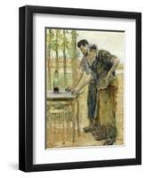 The Blacksmiths-Jean Francois Raffaelli-Framed Giclee Print