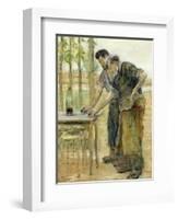 The Blacksmiths-Jean Francois Raffaelli-Framed Giclee Print