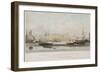 The Blackwall Railway Terminus and Brunswick Pier, Blackwall, Poplar, London, C1840-Thomas Picken-Framed Giclee Print