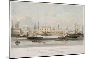 The Blackwall Railway Terminus and Brunswick Pier, Blackwall, Poplar, London, C1840-Thomas Picken-Mounted Giclee Print