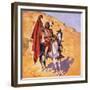 The Blanket Indian-Stanley L Wood-Framed Giclee Print