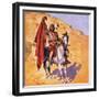 The Blanket Indian-Stanley L Wood-Framed Giclee Print