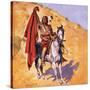 The Blanket Indian-Stanley L Wood-Stretched Canvas