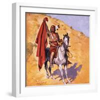 The Blanket Indian-Stanley L Wood-Framed Giclee Print