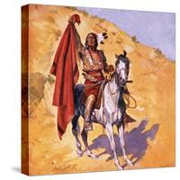 The Blanket Indian-Stanley L Wood-Stretched Canvas
