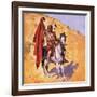 The Blanket Indian-Stanley L Wood-Framed Giclee Print