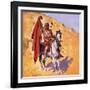 The Blanket Indian-Stanley L Wood-Framed Giclee Print