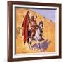 The Blanket Indian-Stanley L Wood-Framed Giclee Print