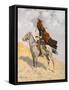 The Blanket Signal, C.1896 (Oil on Canvas)-Frederic Remington-Framed Stretched Canvas