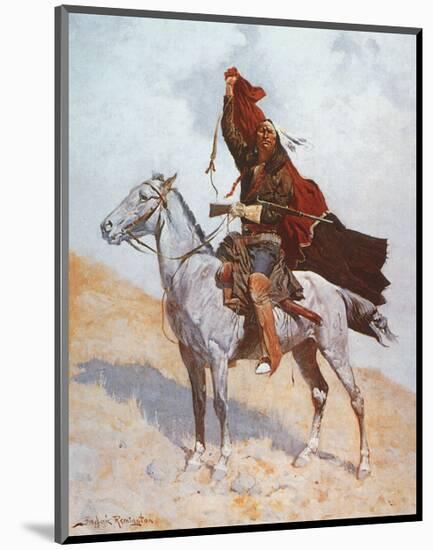 The Blanket Signal-Frederic Sackrider Remington-Mounted Mini Poster