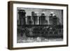 The Blast Furnaces at Summerlea by Night, C1880-WD Scott-Moncrieff-Framed Giclee Print