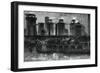 The Blast Furnaces at Summerlea by Night, C1880-WD Scott-Moncrieff-Framed Giclee Print