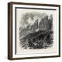 The Blattkogel, from the Sellajoch, Dolomites, South Tyrol, Italy, 19th Century-null-Framed Giclee Print