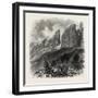 The Blattkogel, from the Sellajoch, Dolomites, South Tyrol, Italy, 19th Century-null-Framed Giclee Print