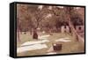 The Bleaching Ground-Max Liebermann-Framed Stretched Canvas