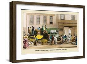 The Blenheim Coach Outside The Star Inn, Oxford, 1826-Alan Rosevear-Framed Art Print