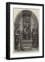 The Blenheim Raphael, Purchased from the Duke of Marlborough for the National Gallery-null-Framed Giclee Print